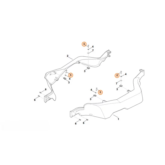 STIHL  Śruba sześciokątna M6x20 9008 318 1321
